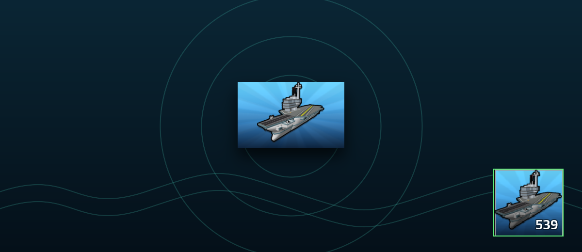 Carrier Military Tycoon Buildable aircraft carrier guide artwork and item card