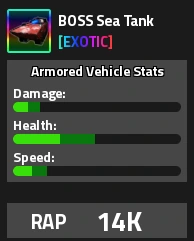 Boss Sea Tank Military Tycoon