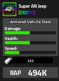 Super AN Jeep Military Tycoon