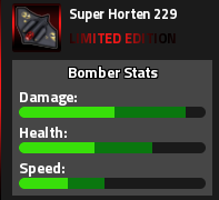 Super Horten 229 Limited Edition Military Tycoon bomber card