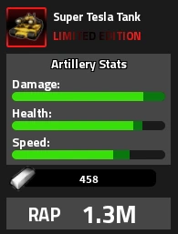 Super Tesla Tank Military Tycoon