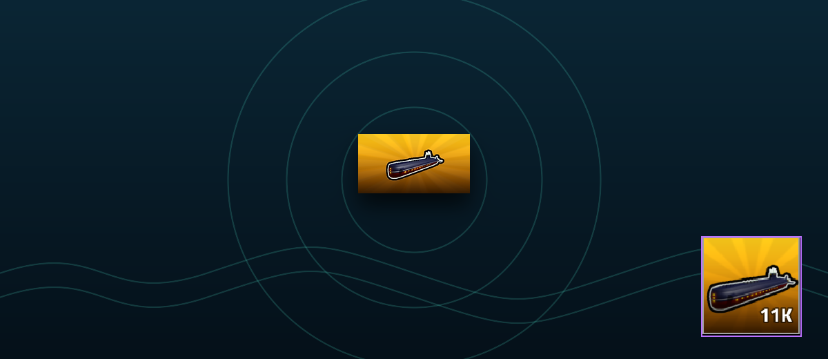 Typhoon (Sub) Military Tycoon Submarine guide artwork and item card