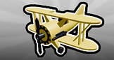 Biplane in Military Tycoon